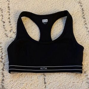 KITH Black and White Sports Bra S
